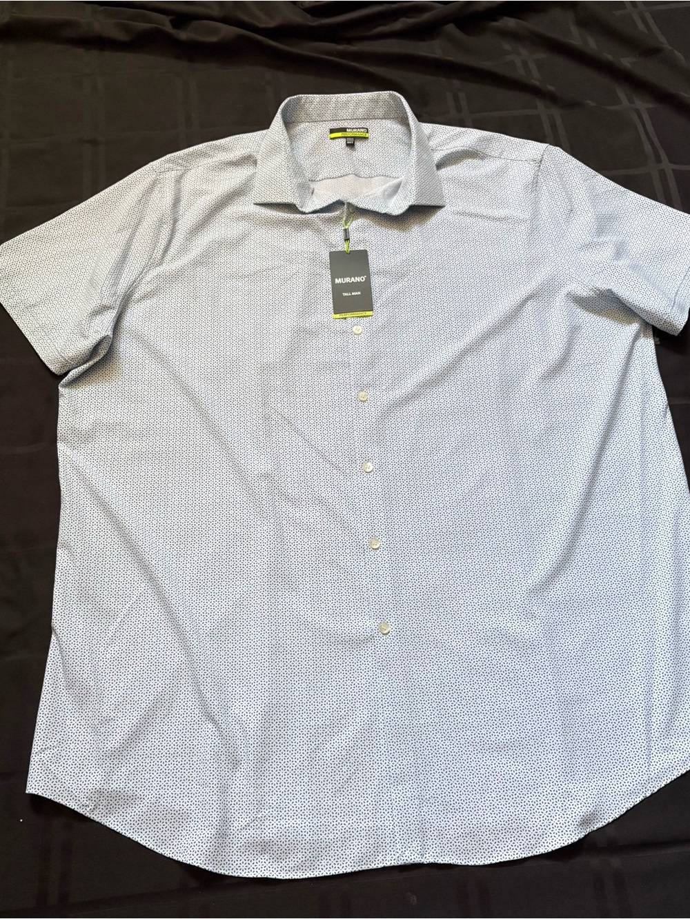 NEW 3XT Tall Murano Performance Stretch Short Sleeve Button Front Shirt